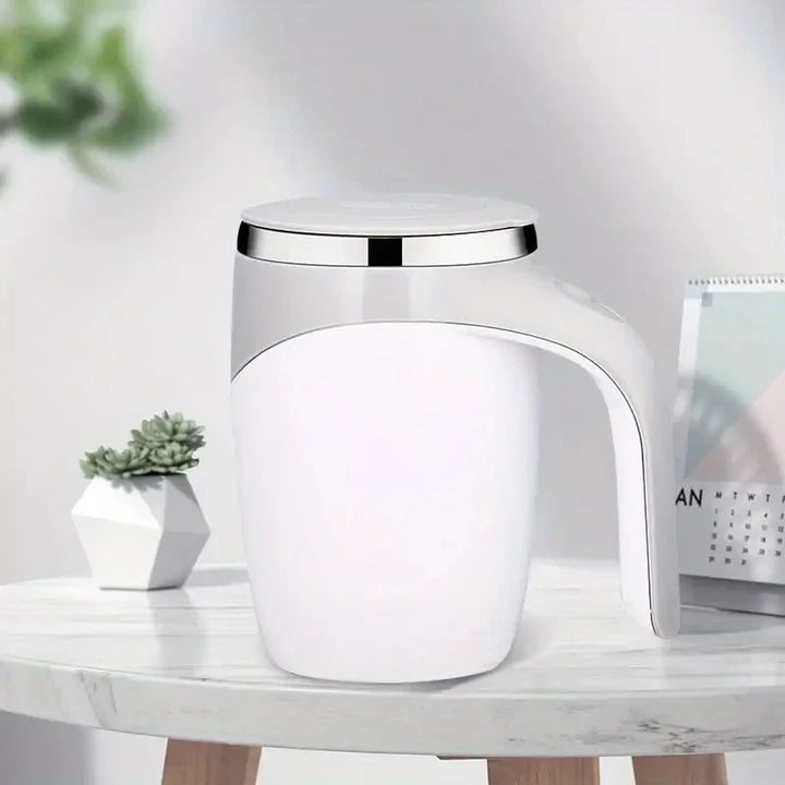 1PC-Magnetic Electric Mixing Cup, Made of Stainless Steel Material