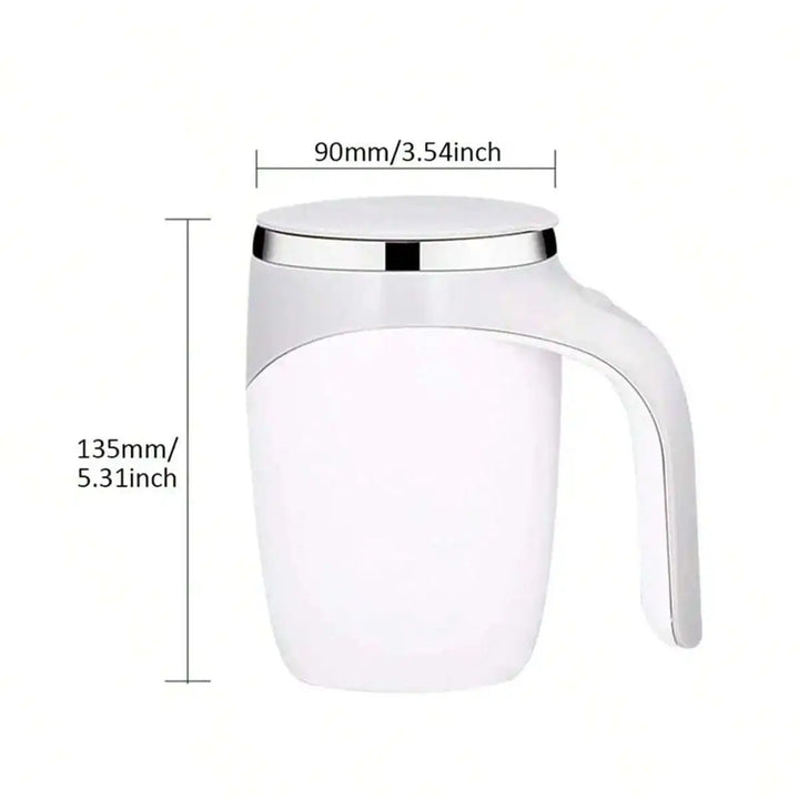 1PC-Magnetic Electric Mixing Cup, Made of Stainless Steel Material