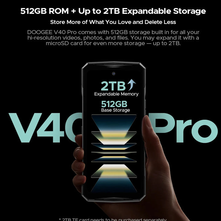 DOOGEE V40 Pro 5G  6.78" 16GB+512GB Gaming Phones