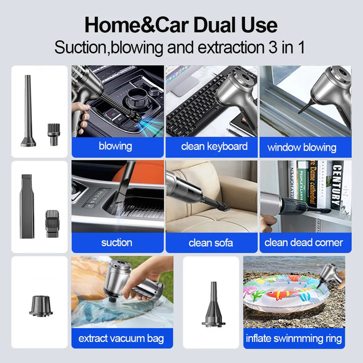 Car Vacuum Cleaner Powerful Wireless