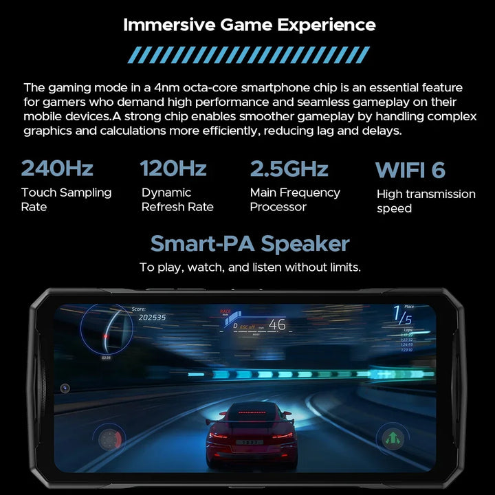 DOOGEE V40 Pro 5G  6.78" 16GB+512GB Gaming Phones