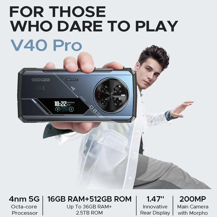 DOOGEE V40 Pro 5G  6.78" 16GB+512GB Gaming Phones