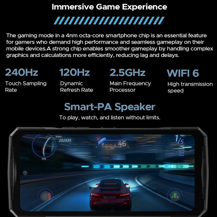 DOOGEE V40 Pro 5G  6.78" 16GB+512GB Gaming Phones